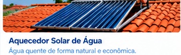 Aquecedor Solar de Água